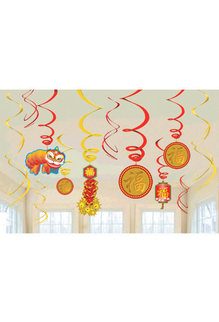 Chinese New Year: Value Pack Foil Swirl (12pk.)