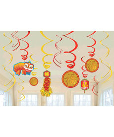 Chinese New Year: Value Pack Foil Swirl (12pk.)