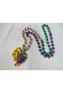 Specialty Beads: Comedy Tragedy w/ Glitter Trumpet