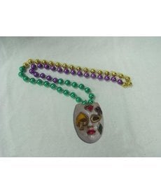 Specialty Beads: Antique Mask with Card Symbols