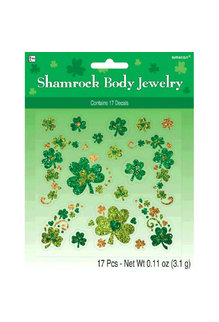 Shamrock Glitter Body Jewelry