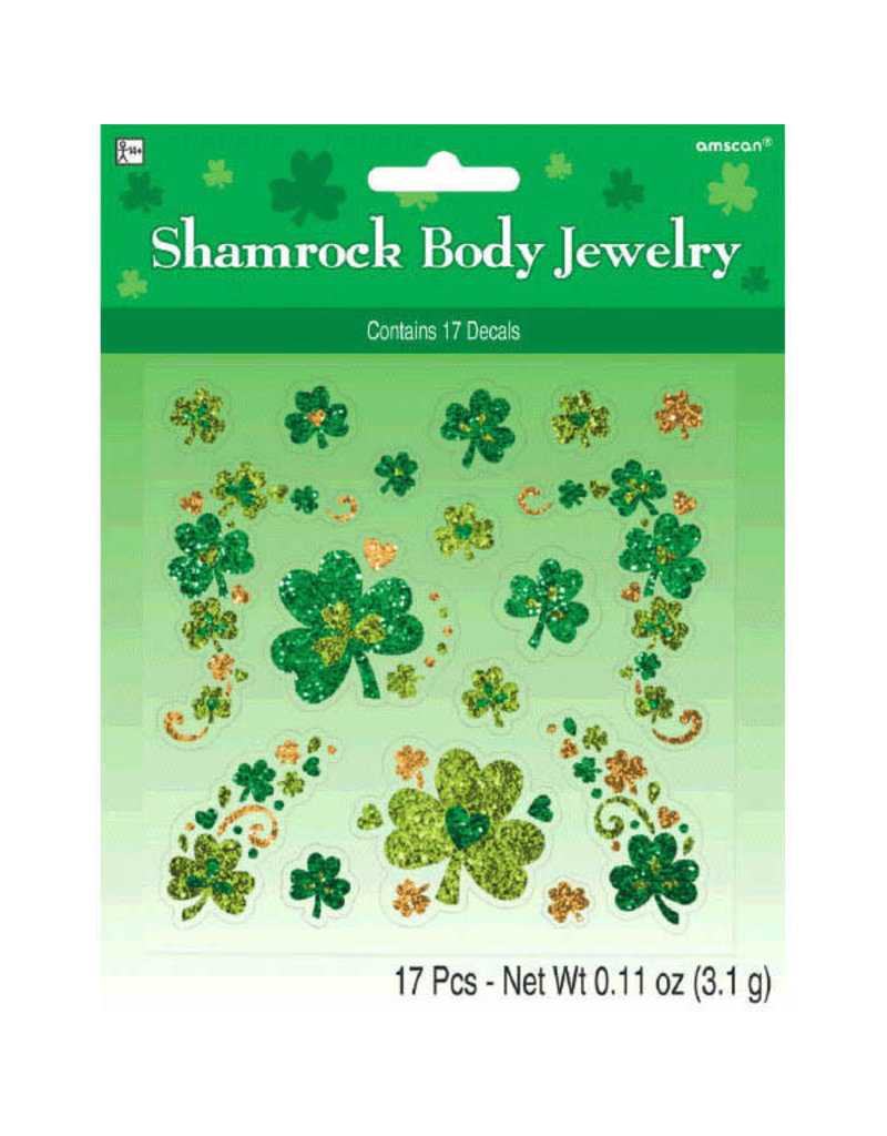 Shamrock Glitter Body Jewelry