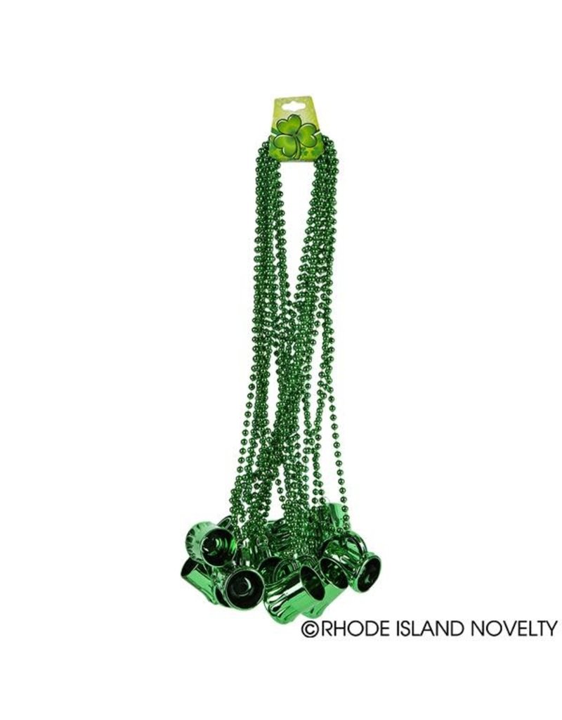 St. Pat's Beer Mug Beads: Metallic Green (12ct.)