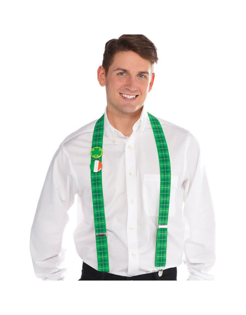 Amscan St. Patrick's Day Suspenders