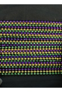 Bag Of Beads (120 Count) - Purple/Green/Gold