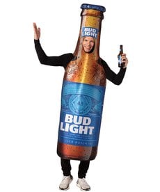 Adult Bud Light Beer Bottle Costume