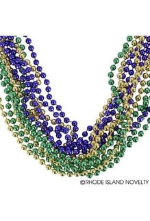 Bundle of Beads: Purple/Green/Gold (12ct.)
