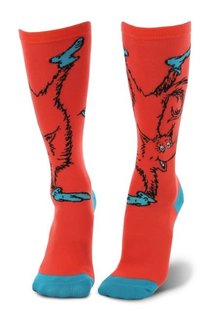 elope Dr. Seuss Fox in Socks Knee High Socks: Adult