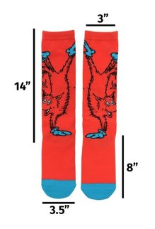 elope Dr. Seuss Fox in Socks Knee High Socks: Adult