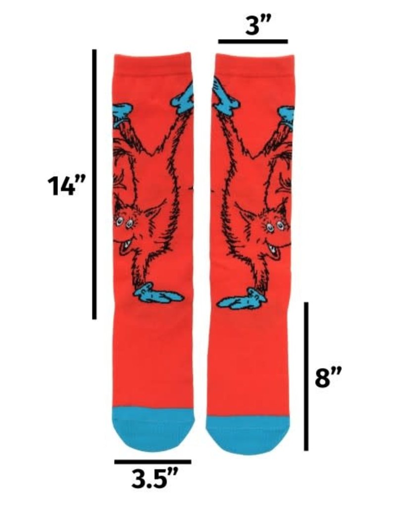 elope Dr. Seuss Fox in Socks Knee High Socks: Adult