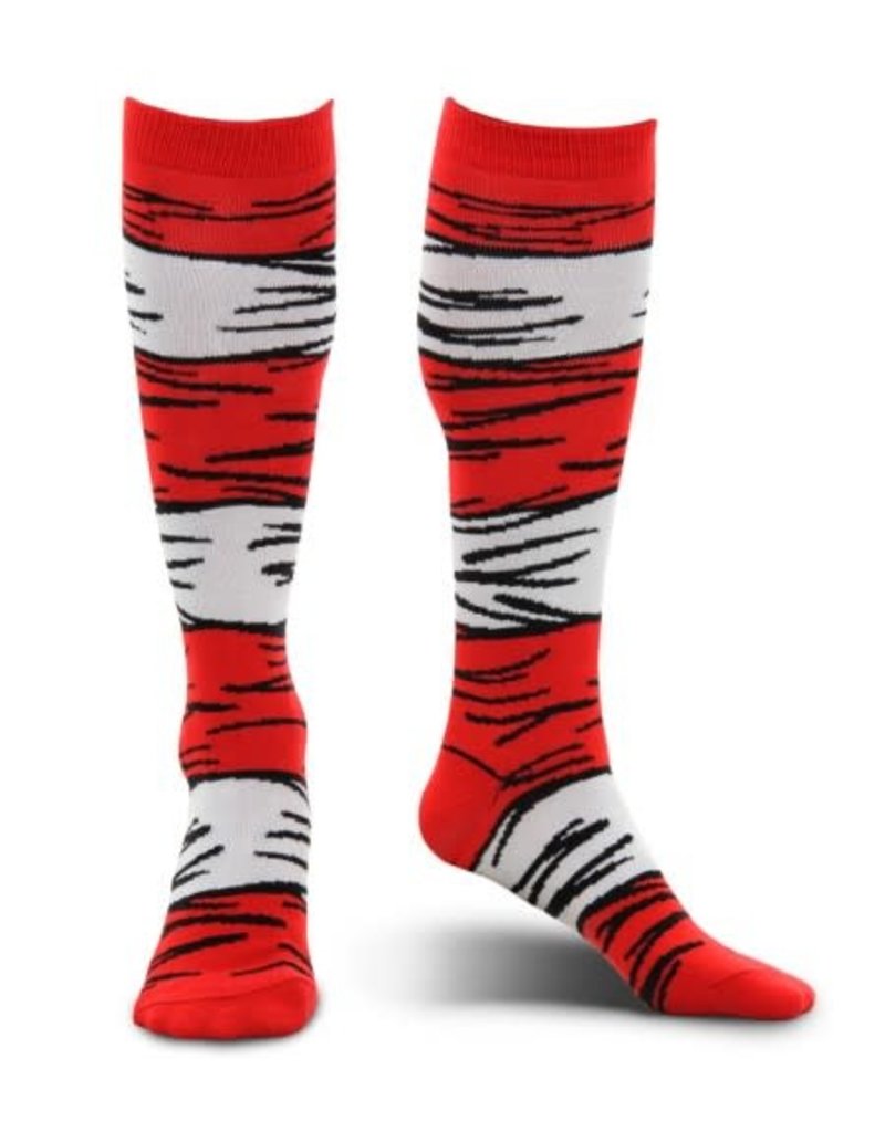 elope Dr. Seuss The Cat in the Hat Costume Socks: Adult