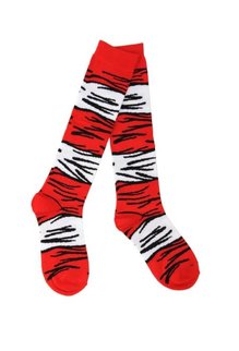 elope Dr. Seuss The Cat in the Hat Costume Socks: Adult