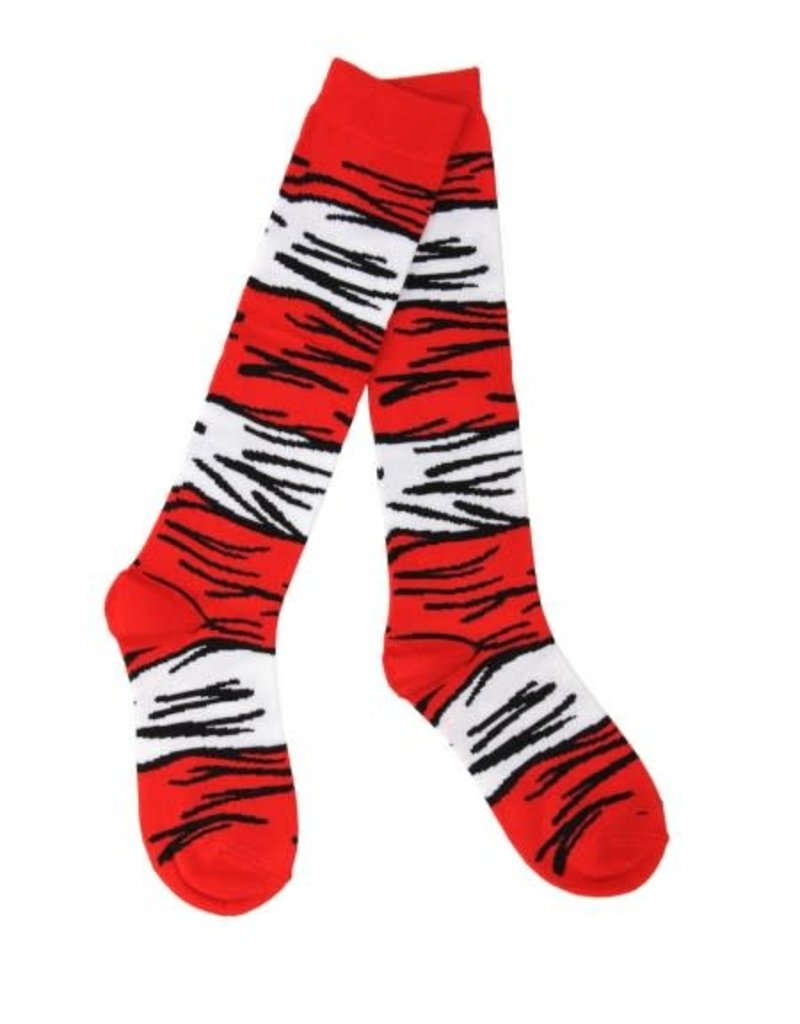 elope Dr. Seuss The Cat in the Hat Costume Socks: Adult