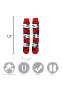 elope Dr. Seuss The Cat in the Hat Costume Socks: Adult