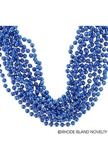Case of Throw Beads (432 Count) - Blue