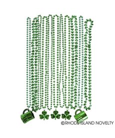 St. Pat's Shamrock Assorted Beads (72.ct)