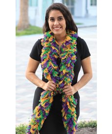 Deluxe Featherless Boa: Mardi Gras