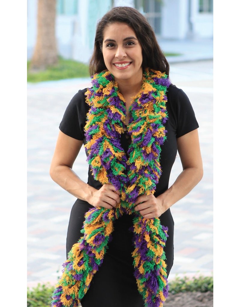 Deluxe Featherless Boa: Mardi Gras