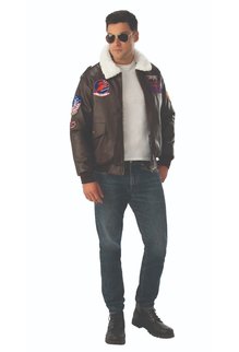 Rubies Costumes Men's Top Gun Deluxe Bomber Jacket