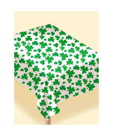 Amscan Vinyl Table Cover: St. Patrick's Day - Shamrocks