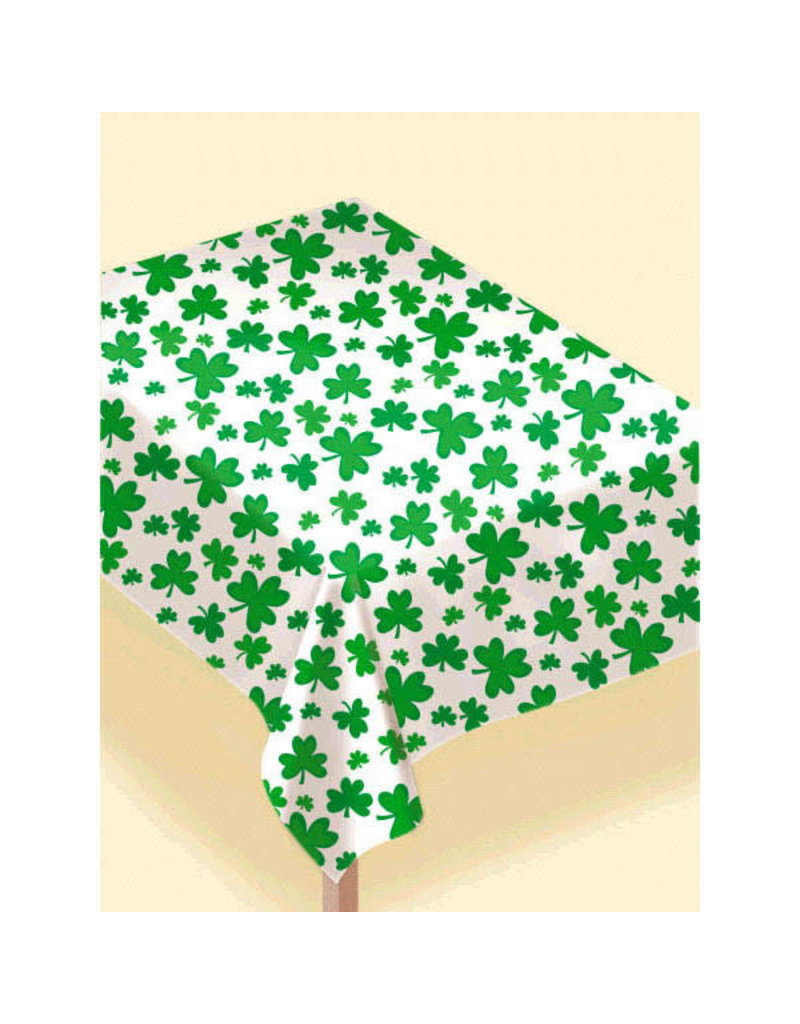 Amscan Table Cover: St. Patrick's Day - Shamrocks