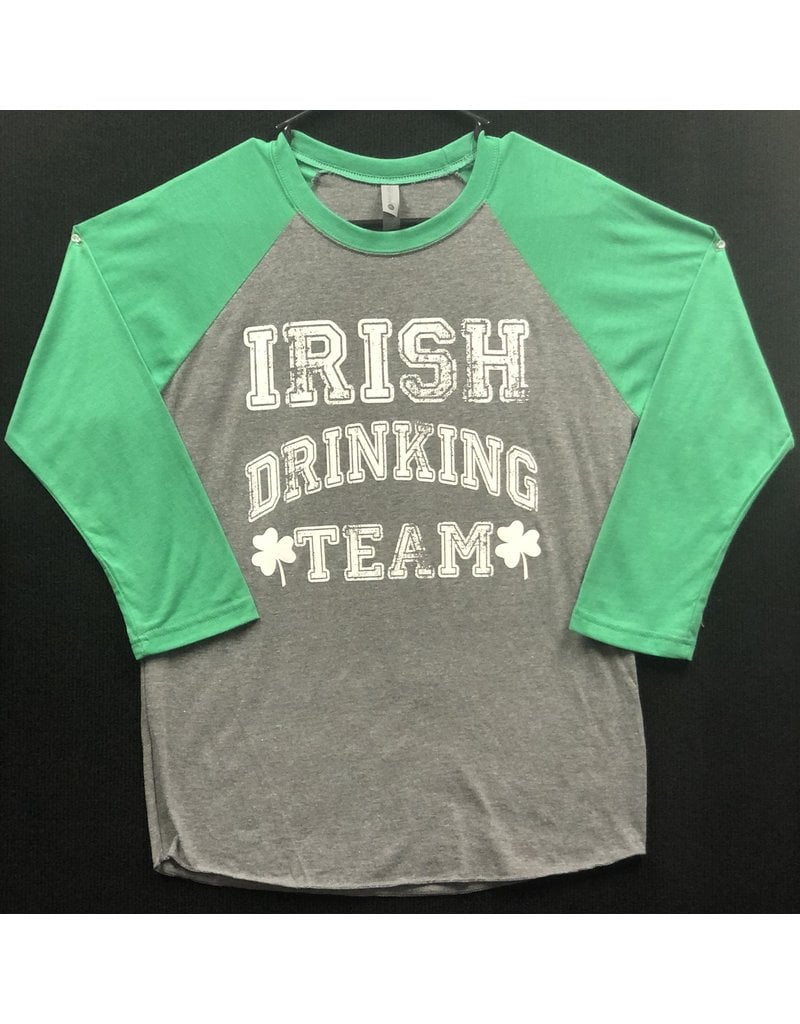 Unisex Baseball Tee: Irish Drinking Team