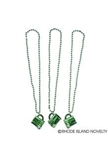 St. Pat's Beer Mug Beads: Metallic Green (12ct.)