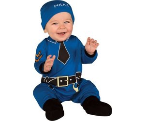 infant police officer costume