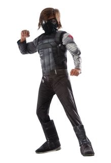 Rubies Costumes Deluxe Muscle Chest Kids Winter Soldier Costume