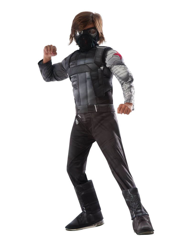 Rubies Costumes Deluxe Muscle Chest Kids Winter Soldier Costume
