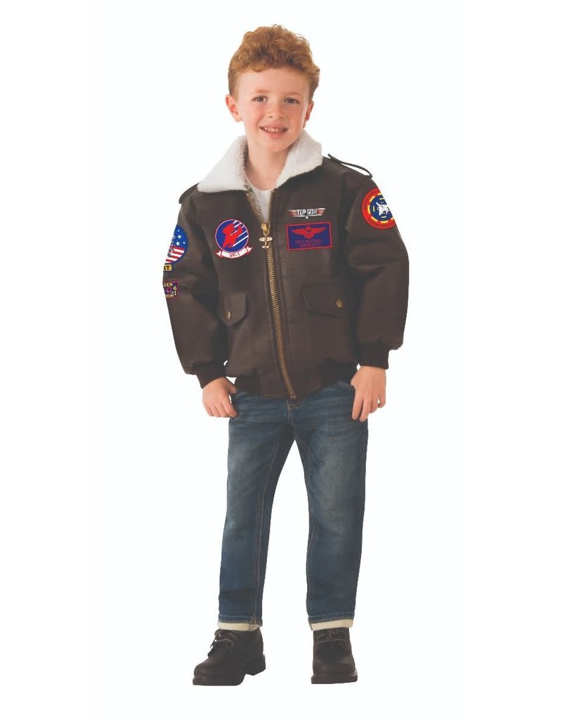 Rubies Costumes Kids Top Gun Bomber Jacket Costume