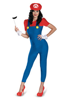 Disguise Costumes Women's Deluxe Female Mario Costume