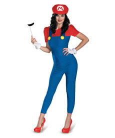 Disguise Costumes Women's Deluxe Female Mario Costume