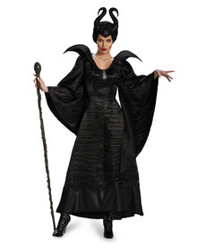 Disguise Costumes Women's Deluxe Maleficent Christening Black Gown Costume