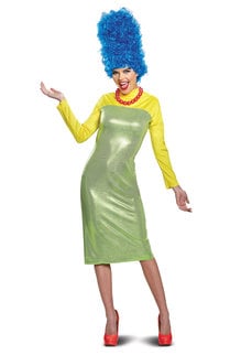 Disguise Costumes Women's Deluxe Marge Simpson Costume