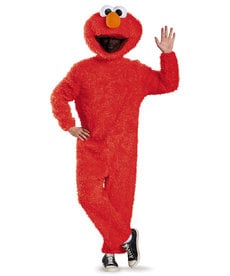 Disguise Costumes Adult Presige Elmo Plush Costume