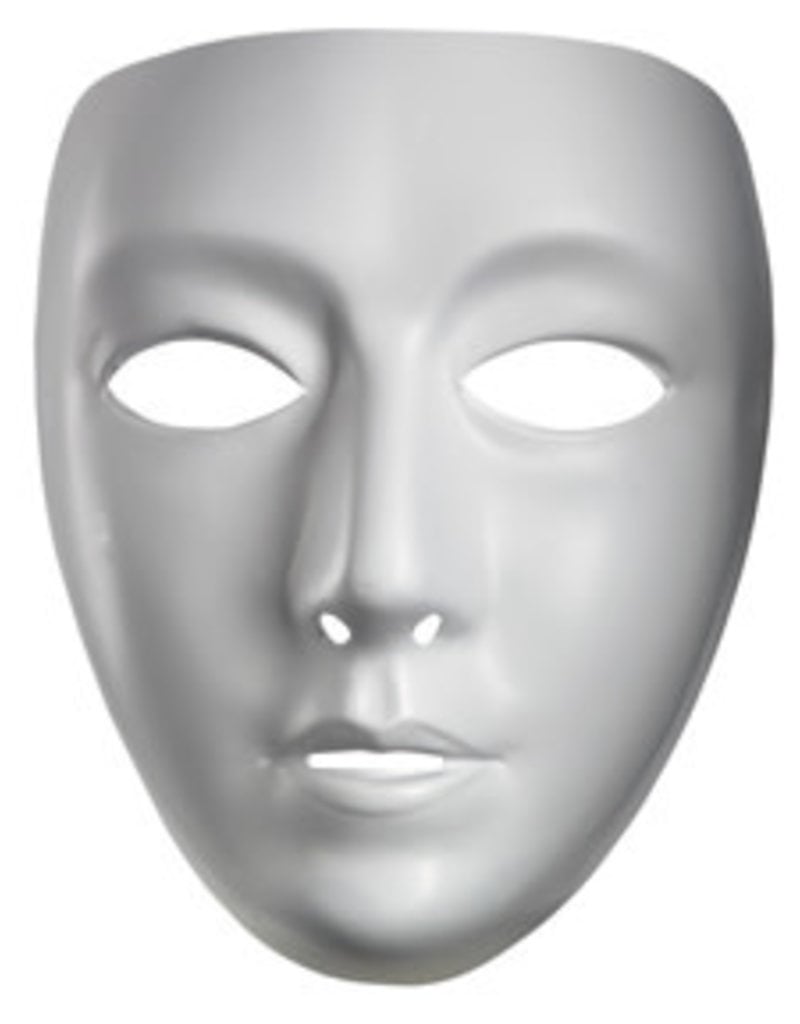 Disguise Costumes Blank White Mask - Female