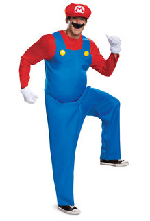 Disguise Costumes Men's Deluxe Mario Costume