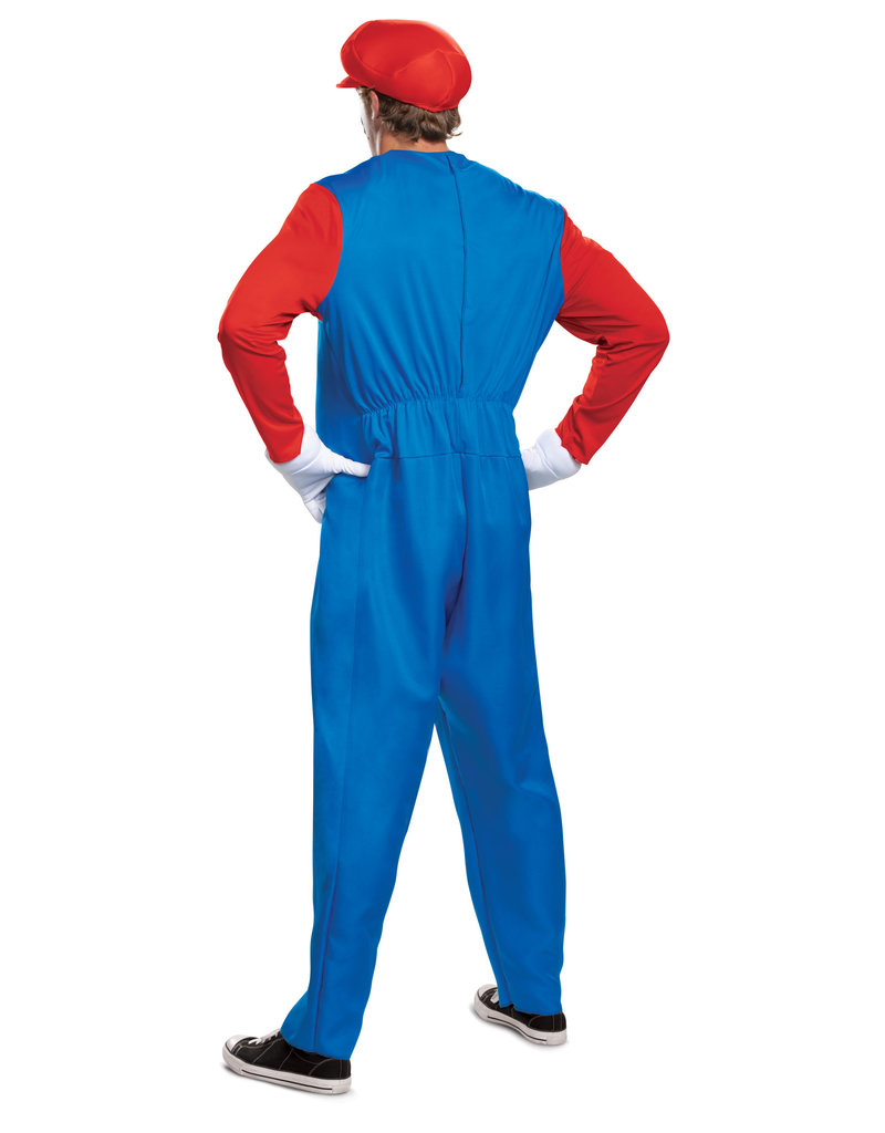 Disguise Costumes Men's Deluxe Mario Costume