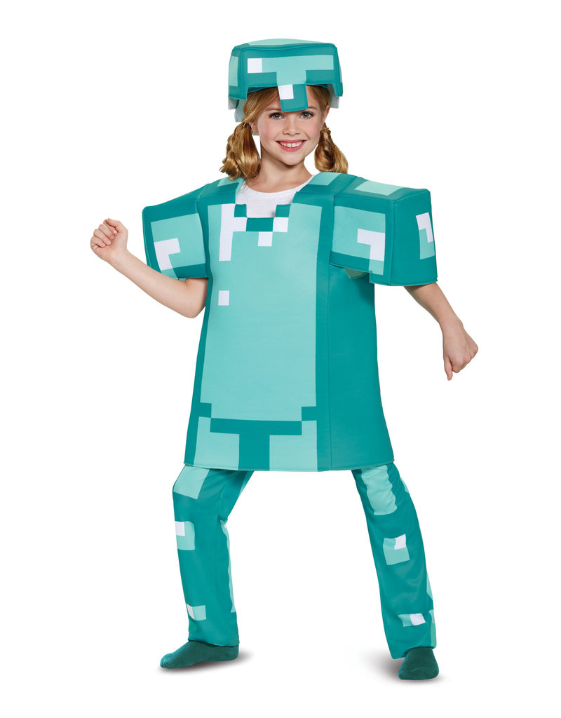 Disguise Costumes Kids Deluxe Minecraft Diamond Armor Costume