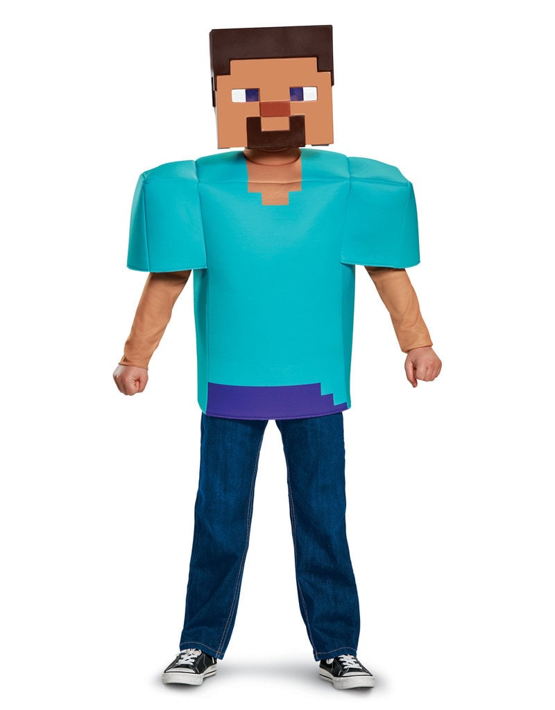 Disguise Costumes Kids Minecraft Steve Costume (Classic)