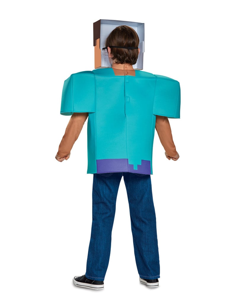 Disguise Costumes Kids Minecraft Steve Costume (Classic)