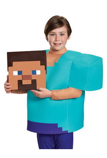 Disguise Costumes Kids Minecraft Steve Costume (Classic)