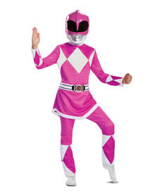 Disguise Costumes Girl's Deluxe Pink Ranger Costume