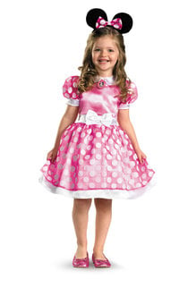 Disguise Costumes Kids Pink Minnie Mouse Classic Costume