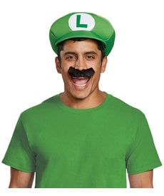 Disguise Costumes Luigi Hat & Mustache Kit: Adult