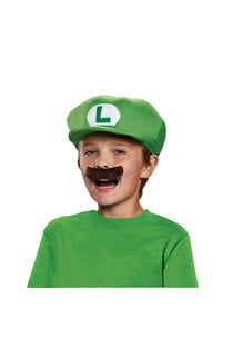 Disguise Costumes Luigi Hat & Mustache Kit: Child