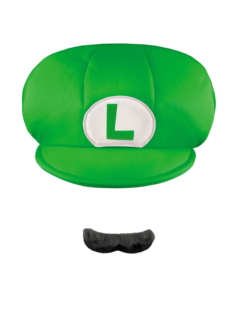 Disguise Costumes Luigi Hat & Mustache Kit: Child