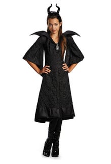 Disguise Costumes Kids Maleficent Christening Black Gown Classic Costume