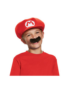 Disguise Costumes Mario Hat & Mustache Kit: Child